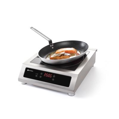 Indukční vařič 3500 D XL, HENDI, Profi Line, 230V/3500W, 390x490x(H)120mm | 239698